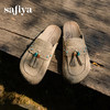 预售|Safiya/索菲娅2025民族风串珠流苏百搭复古懒人外穿休闲勃肯鞋SFD3110152 商品缩略图5