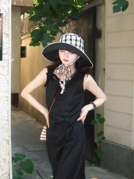 浮生八记/25B103/法式复古田园大帽檐防晒渔夫帽 商品图3