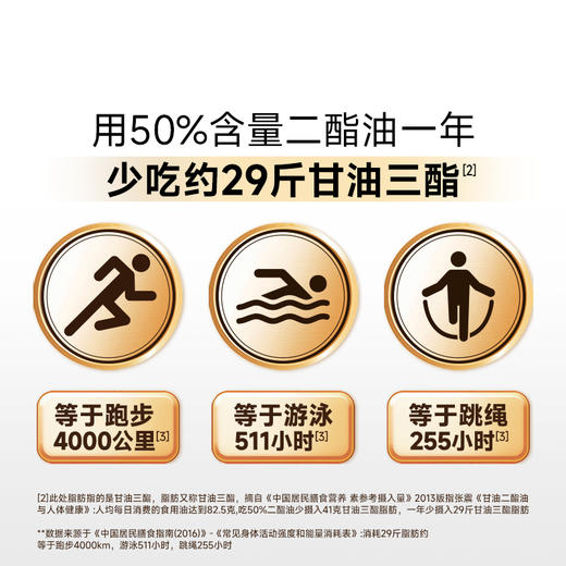 【尊享版】善百年50%含量甘油二酯食用油 新一代健康食用油 500毫升 支持分批发货 商品图2