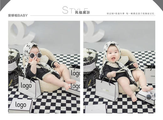 【双12大促】129元安哆啦萌宝摄影，新生儿照/满月照/百天照/周岁照，0-1岁宝宝可拍 商品图1