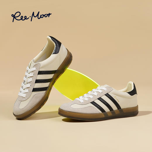 REEMOOR睿慕丨2025年新款法式复古简约德训鞋R3Y507 商品图10
