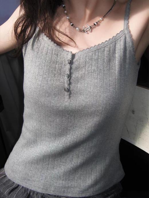 浮生八记/25B099/U型领三粒扣三色吊带 商品图0