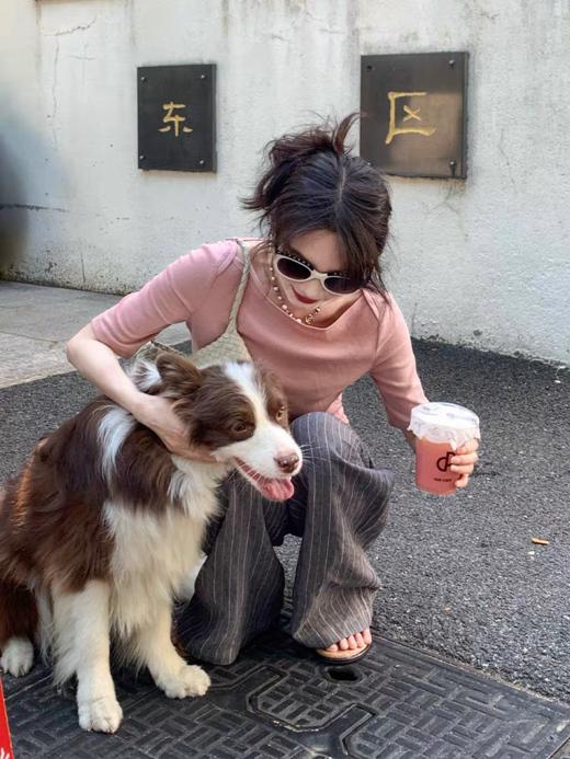 浮生八记/25B100/修身显瘦一字领短袖T恤 商品图4