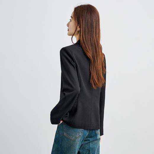 【易打理】罗蒙女士西服简约大方一粒扣百搭通勤气质单件西服外套女 商品图8