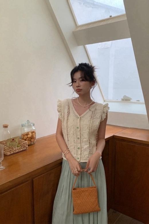 SUMMER & SAGE 盐系慵懒休闲舒适半身裙 20552 商品图4