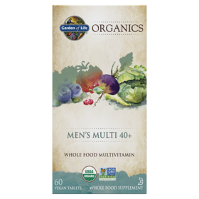 【含税】Garden of Life生命花园mykind有机男士多种维生素片60粒