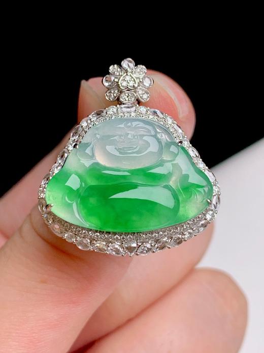 佛公翡翠吊坠 商品图1