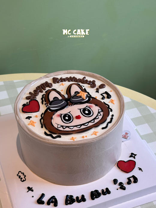 labubu头像装饰蛋糕 商品图1