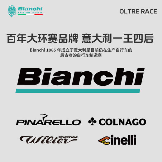 BIANCHI比安奇OLTRE RACE碳纤维公路车破风竞赛骑行碟刹公路车 商品图2