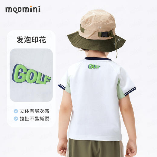 【清仓捡漏】【凉感索罗娜】【MQDmini】【90-140】男童短袖T恤 商品图2
