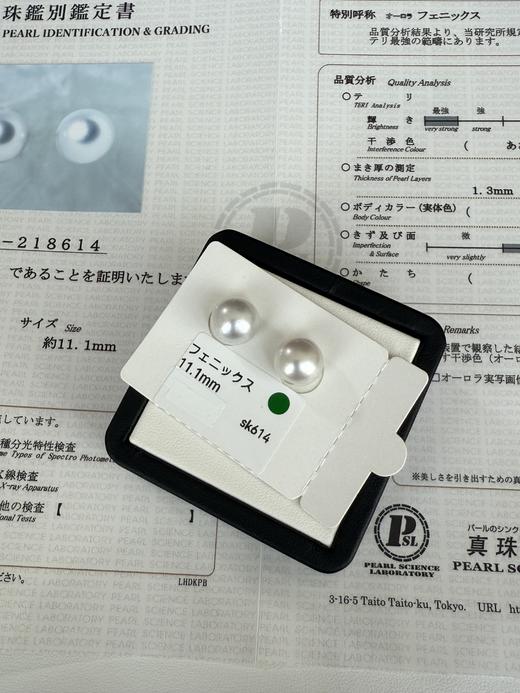 【挚友限定】真科研凤凰等级澳白对珠 11-12mm/12-13mm 商品图4