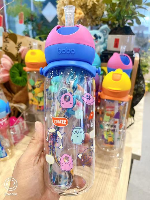 （无包装 捡漏）带背带 吸管杯 bobo400毫升夏日水杯 吸管杯 商品图4