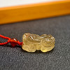 董易奇吉祥物黄水晶貔貅金蟾编织绳男女吊坠挂件 商品缩略图2