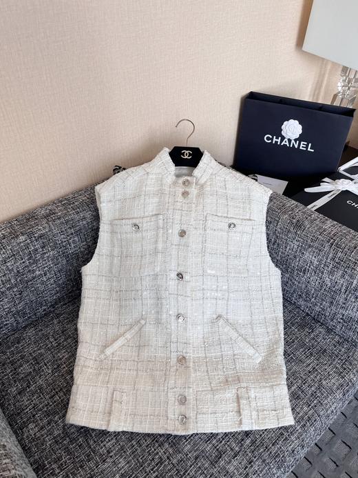 香奈儿25SS亮片斜纹软呢马甲（TM） 商品图9