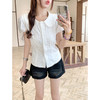 <曾小咸推荐>3.30现货秒杀 ！微信超特价！韩系娃娃领泡泡袖衬衫 日常169.99 立减80 秒杀89.99！！ 商品缩略图2