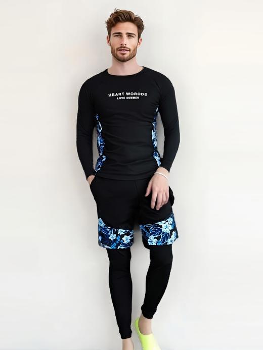 运动户外-分体防晒泳衣速干长袖冲浪度假套装 商品图1