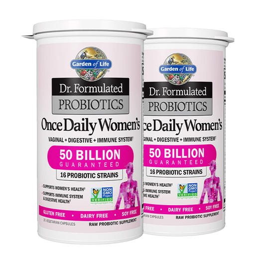 【含税】Garden of Life生命花园女士每日益生菌胶囊30粒 商品图12