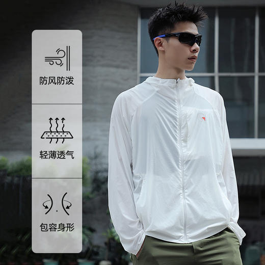 【价值399元|可积分兑换】果凡风壳防晒衣夏季轻薄连帽穿搭凉感休闲GJD11239 商品图7