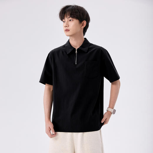 gxgjeans【轻薄速干】男士POLO衫25夏款舒适透气青少年短袖上衣男K&C 商品图2