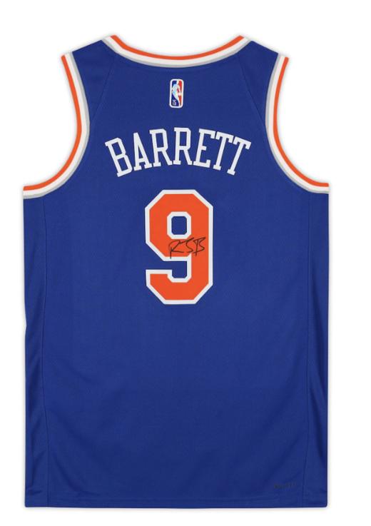 R.J.巴雷特2122赛季纽约尼克斯队签名球迷版球衣带2019年 3号新秀字样 商品图0