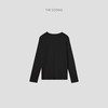 THESOONG|极简公式"经典圆领肤感白色长袖上衣打底衫HWTX5170 商品缩略图8