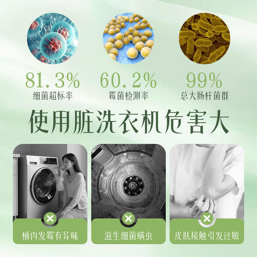 【秒杀】Wendy Vera洗衣机槽清洁剂，温和配方不伤内筒，不用热水不需浸泡 商品图1
