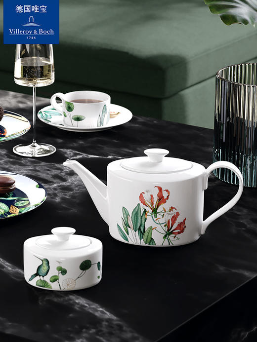 【VilleroyBoch 德国唯宝】骨瓷下午茶套装茶壶茶具套装送礼繁花多巴胺 商品图0