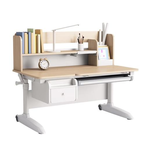 【儿童学习书桌可升降实木课桌家用小学生写字套装 商品图10
