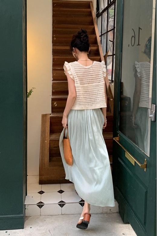 SUMMER & SAGE 盐系慵懒休闲舒适半身裙 20552 商品图5