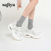 Safiya/索菲娅2025小个子爆高厚底网面透气轻便休闲运动老爹鞋SFD3112123 商品缩略图3