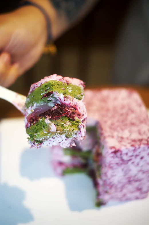 杨梅荔枝一人食小方蛋糕 商品图3