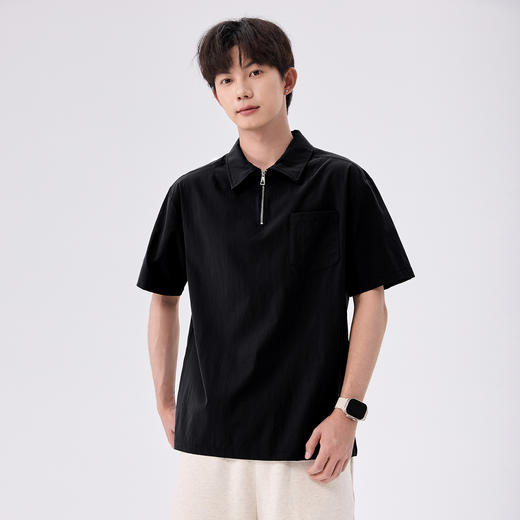 gxgjeans【轻薄速干】男士POLO衫25夏款舒适透气青少年短袖上衣男K&C 商品图1