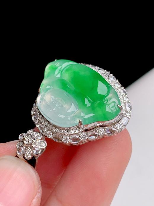 佛公翡翠吊坠 商品图5