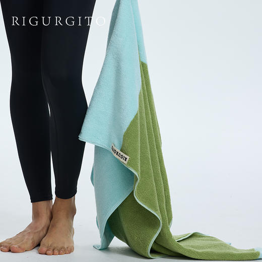 悉檀 RIGURGITO40支丝柔纺Gelato系列浴巾80*150cm 拼色款 商品图1