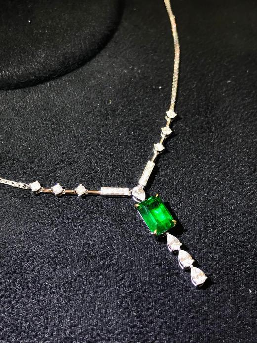1.27ct刻面祖母绿项链 商品图2