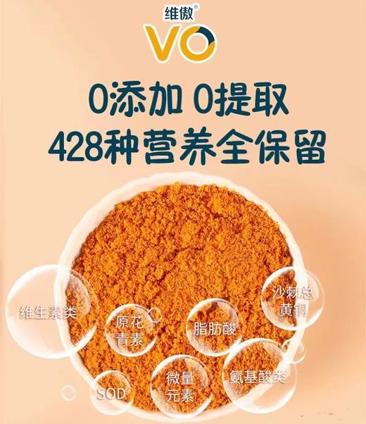 维傲·沙棘全果冻干粉 120g/桶 （6g* 20包）  全果营养不流失  酸甜适口不涩嘴 商品图3