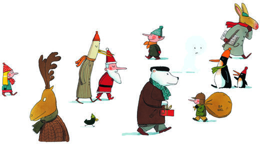 照亮你生命的朋友们（雪人） 商品图0