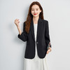 【易打理 单开叉后摆】罗蒙女士单西服舒适通勤气质百搭职业面试外套 商品缩略图4