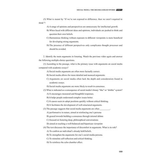 高级思辨英语视听说/浙江省普通高校“十三五”新形态教材/陈霞主编/浙江大学出版社 商品图4