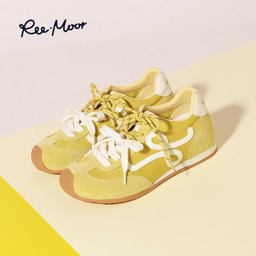 REEMOOR睿慕丨2025年新款内增高多巴胺配色德训鞋（1.5cm+4cm内增高）R3Y526 商品图6