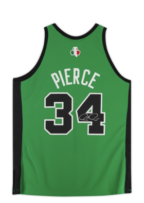 保罗皮尔斯0708赛季凯尔特人队签名球员版球衣