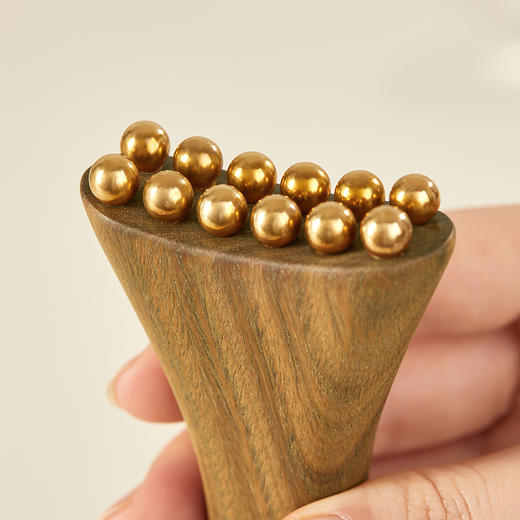 初心| 小蛮腰黄铜经络刷 商品图2