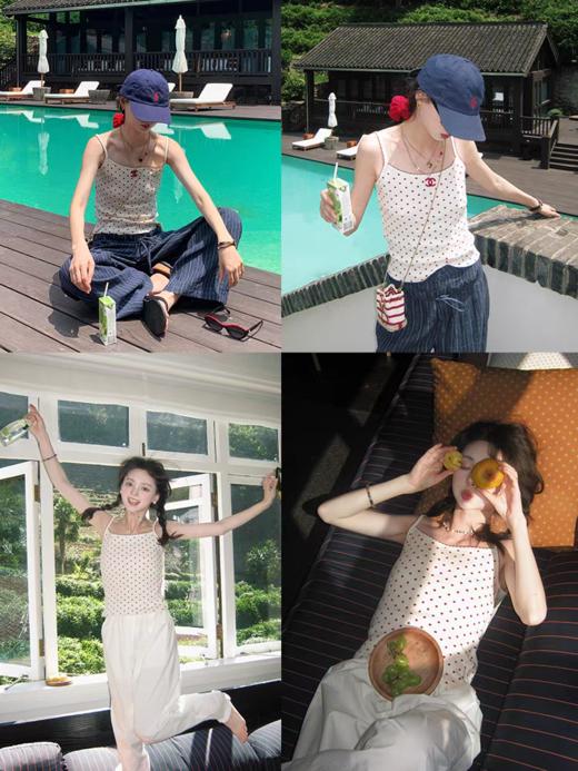 浮生八记/25B099/U型领三粒扣三色吊带 商品图2