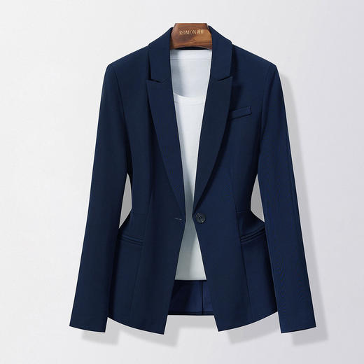 【一粒扣 易打理】罗蒙春秋修身职业气质西装外套西服上衣女 商品图10