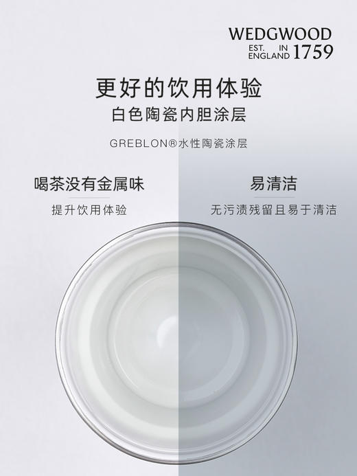 【WEDGWOOD】威基伍德幸运彩雀/漫游美境吸管杯592ml保温保冷杯 商品图4