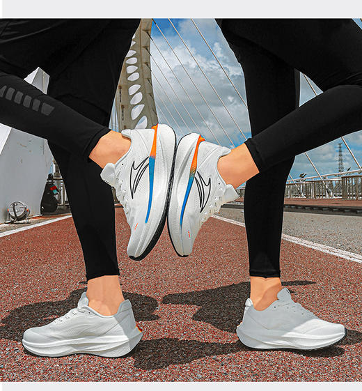 【专注跑鞋 爆米花+尼绒板缓震】金莱克运动休闲跑鞋（买一发三，赠送品牌拖鞋+袜子） 商品图2