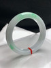 620392，57.8圈口，细糯化飘绿正圈平安镯，白底飘阳绿，底子细润有水，飘甜绿色，干净清爽 商品缩略图1
