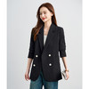 【气质 双排扣】罗蒙女士西服简约通勤百搭舒适面试工作女上装 商品缩略图9