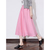 初语凉感莱赛尔棉质半身裙女2025玫粉色百搭中长A字裙 商品缩略图4