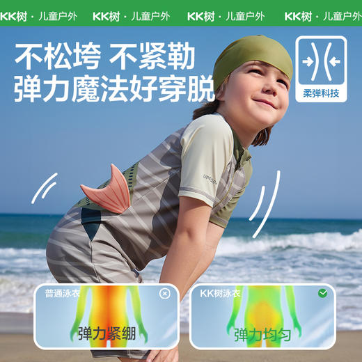 【KK树】夏日冰宠小护盾泳衣（单泳衣） 商品图1